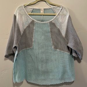 Free People Mesh Beach Top